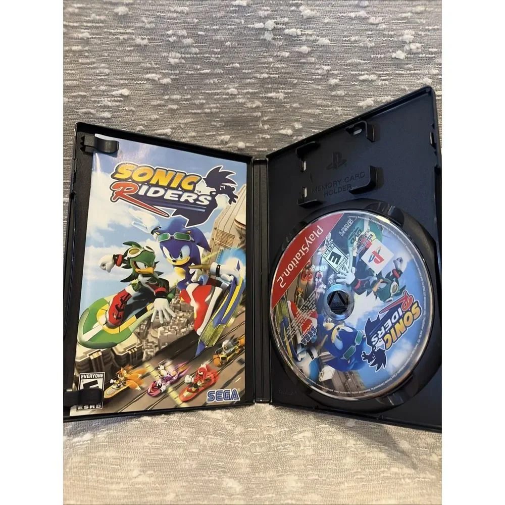 Sonic Riders - PlayStation‎ 2 ( Game And Manual)